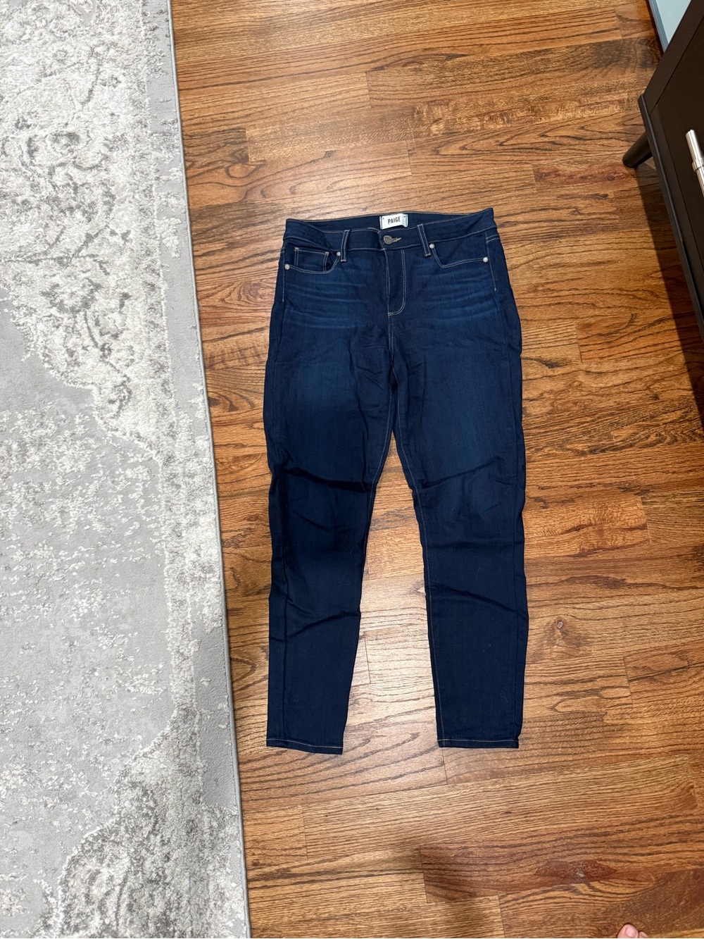 PAIGE Dark Indigo Skinny Jeans